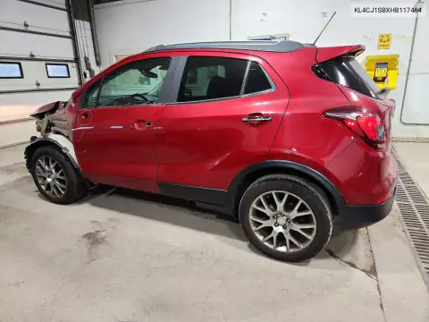 KL4CJ1SBXHB117464 — 2017 Buick Encore, фото 2 с аукциона Copart 15.10.2026, Передняя часть