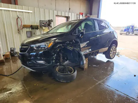 KL4CJGSB0HB011155 — 2017 Buick Encore, Передняя часть, фото до ремонта