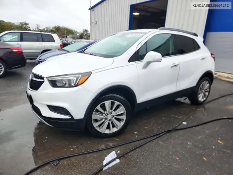 KL4CJASB3JB664212 — 2018 Buick Encore, Передняя часть, фото до ремонта