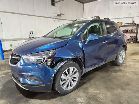 KL4CJASB9LB053457 — 2020 Buick Encore, Передняя часть, фото до ремонта