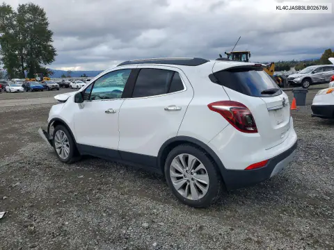 2020 Buick Encore Preferred VIN KL4CJASB3LB026786 фото 2