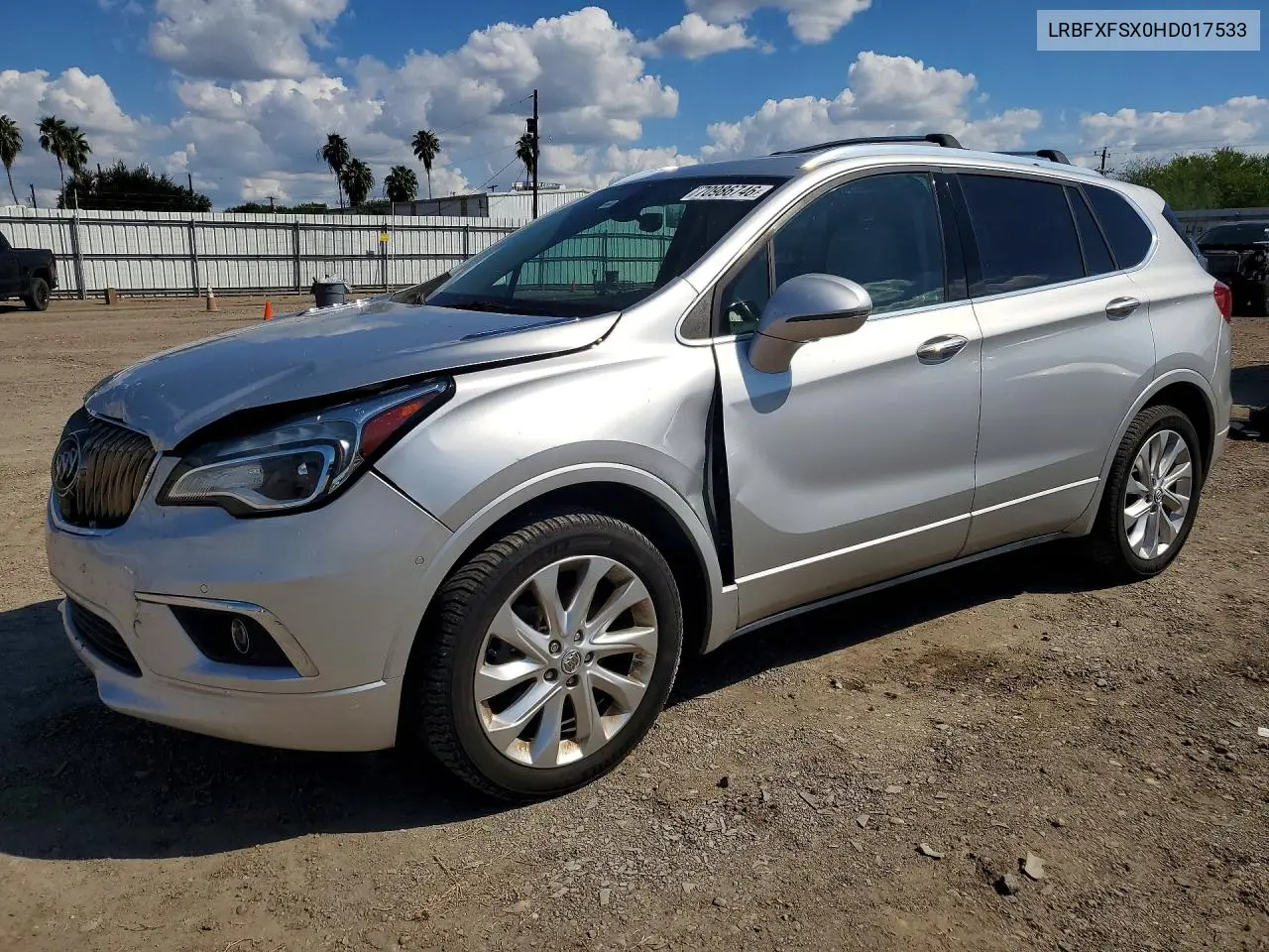 2017 Buick Envision Premium Ii VIN LRBFXFSX0HD017533 фото 1