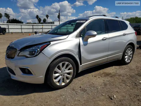 LRBFXFSX0HD017533 — 2017 Buick Envision, Передняя часть, фото до ремонта