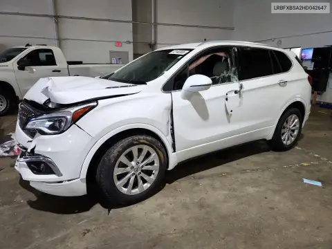 LRBFXBSA2HD042647 — 2017 Buick Envision, Передняя часть, фото до ремонта