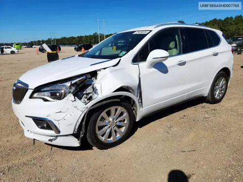 2017 Buick Envision Essence VIN LRBFXBSAXHD007760 фото 1