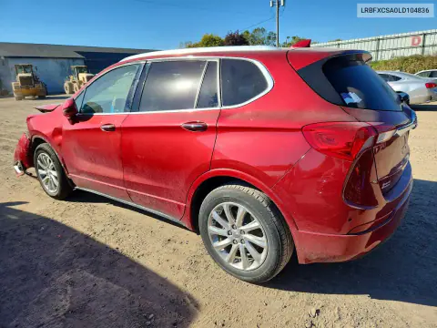 2020 Buick Envision Essence VIN LRBFXCSA0LD104836 фото 2