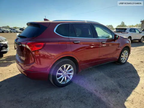 2020 Buick Envision Essence VIN LRBFXCSA0LD104836 фото 3