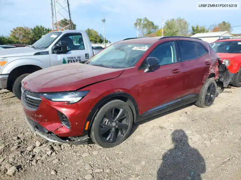 LRBFZMR41PD016318 — 2023 Buick Envision, Задняя часть, фото до ремонта