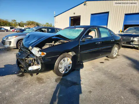 2G4WC532351248942 — 2005 Buick LaCrosse, Передняя часть, фото до ремонта