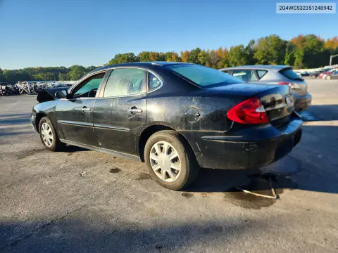 2005 Buick Lacrosse Cx VIN 2G4WC532351248942 фото 2