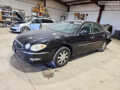 2006 Buick Lacrosse Cxl VIN 2G4WD582661220799 фото 1