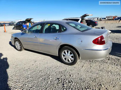 2006 Buick Lacrosse Cxl VIN 2G4WD582661206093 фото 2
