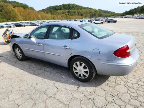 2006 Buick Lacrosse Cx VIN 2G4WC582461260589 фото 2