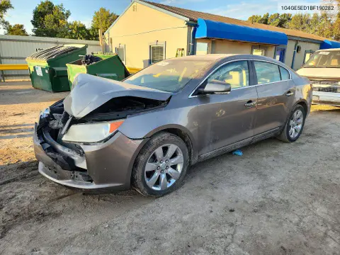 1G4GE5ED1BF190282 — 2011 Buick LaCrosse, Передняя часть, фото до ремонта
