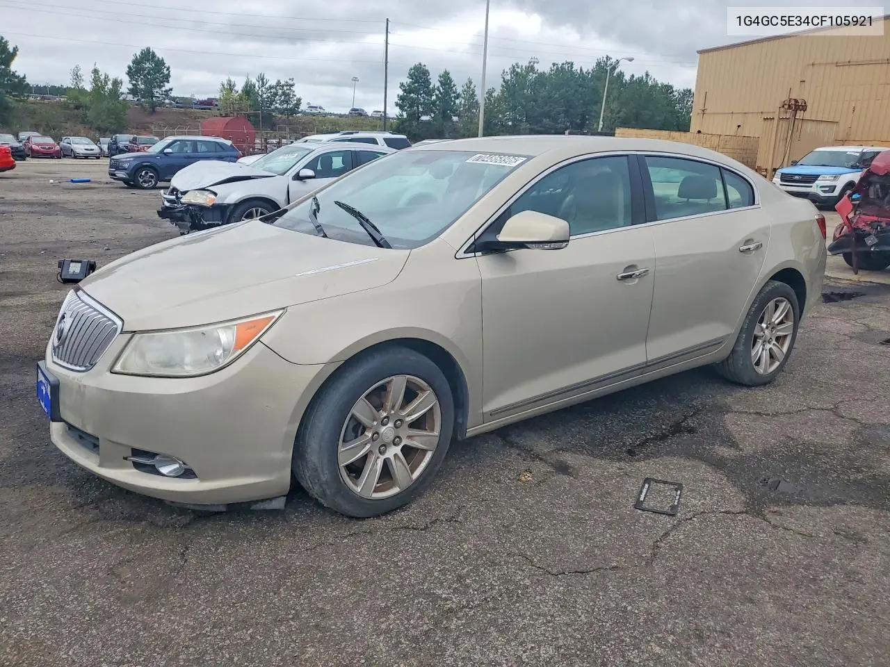 1G4GC5E34CF105921 Buick LaCrosse 2012 — повреждение Механические повреждения, фото до ремонта