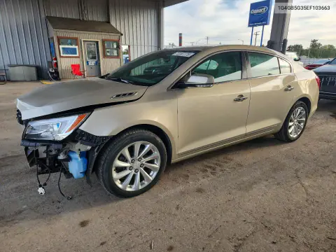 1G4GB5G35EF103663 — 2014 Buick LaCrosse, Передняя часть, фото до ремонта