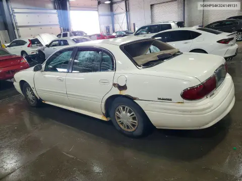 2002 Buick Lesabre Custom VIN 1G4HP54K324149131 фото 2