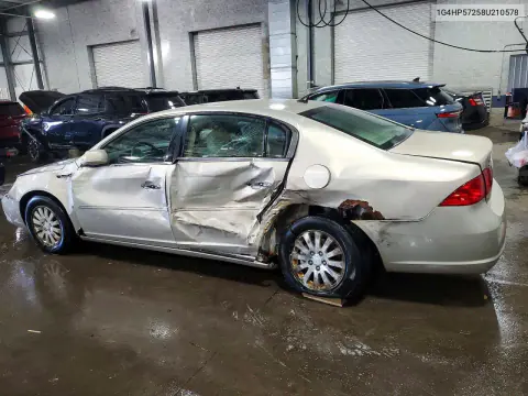 2008 Buick Lucerne Cx VIN 1G4HP57258U210578 фото 2