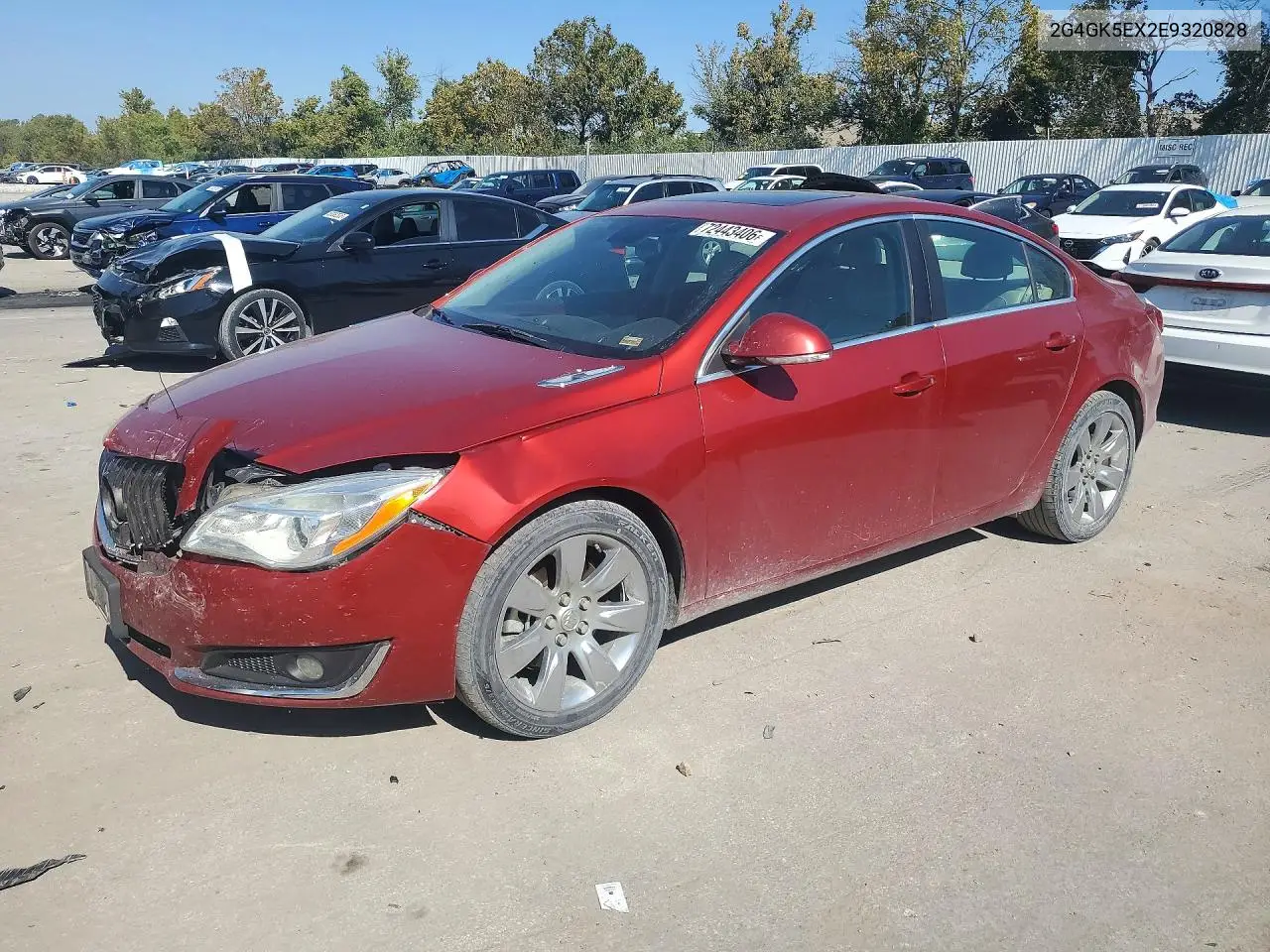 2014 Buick Regal VIN 2G4GK5EX2E9320828 фото 1