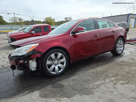 2G4GK5EX5G9164318 — 2016 Buick Regal, Передняя часть, фото до ремонта