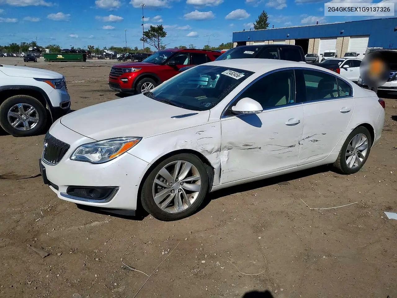 2016 Buick Regal VIN 2G4GK5EX1G9137326 фото 1