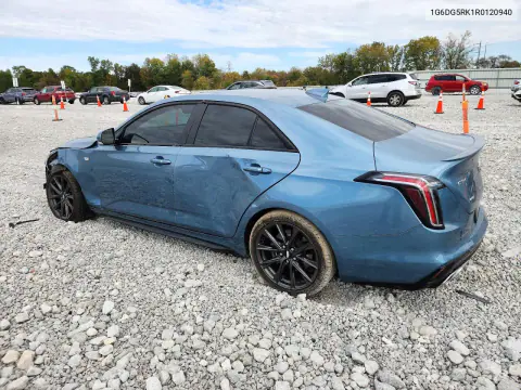 2024 Cadillac Ct4 Sport VIN 1G6DG5RK1R0120940 фото 2