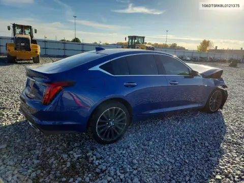 2020 Cadillac Ct5 Premium Luxury VIN 1G6DT5RK8L0121375 фото 3