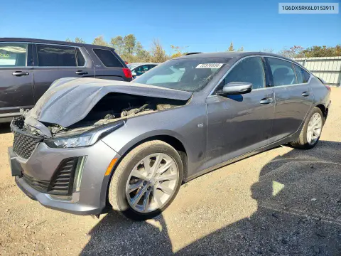 1G6DX5RK6L0153911 — 2020 Cadillac CT5, Передняя часть, фото до ремонта