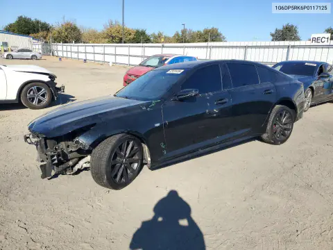1G6DP5RK6P0117125 — 2023 Cadillac CT5, Передняя часть, фото до ремонта