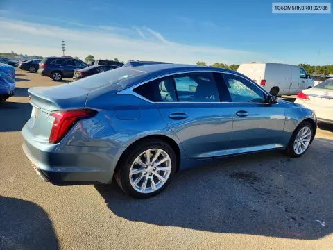 2024 Cadillac Ct5 Luxury VIN 1G6DM5RK0R0102986 фото 3