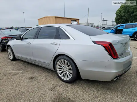 2018 Cadillac Ct6 Luxury VIN 1G6KD5RS1JU117727 фото 2