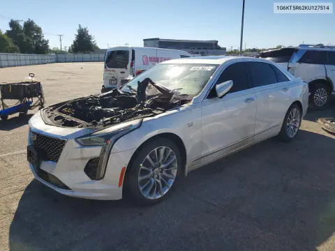 1G6KT5R62KU127514 — 2019 Cadillac CT6, Пожар, фото до ремонта
