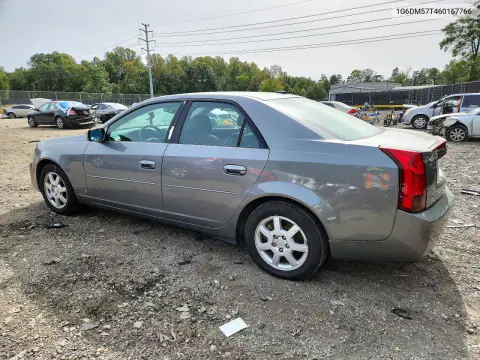 2006 Cadillac Cts VIN 1G6DM57T460167766 фото 2