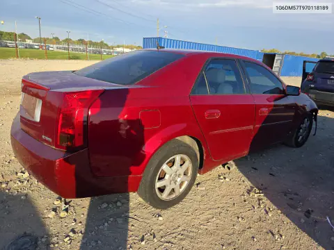 2007 Cadillac Cts VIN 1G6DM57T970118189 фото 3