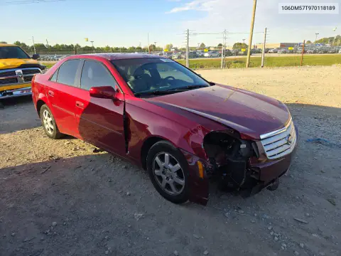 2007 Cadillac Cts VIN 1G6DM57T970118189 фото 4
