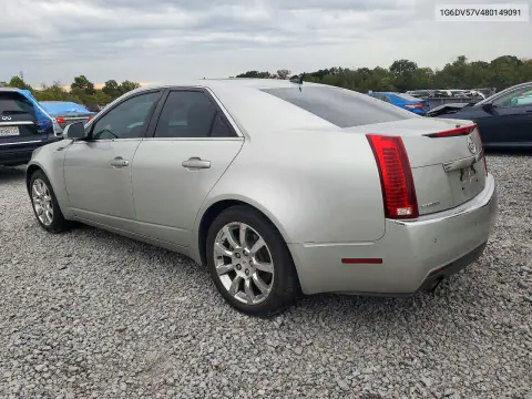 2008 Cadillac Cts Hi Feature V6 VIN 1G6DV57V480149091 фото 2