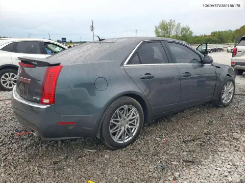 2008 Cadillac Cts Hi Feature V6 VIN 1G6DV57V380186178 фото 3
