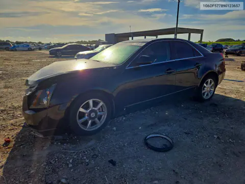 1G6DF577890123657 — 2009 Cadillac CTS, Передняя часть, фото до ремонта