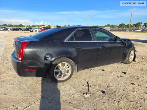 2009 Cadillac Cts Nav VIN 1G6DF577890123657 фото 3