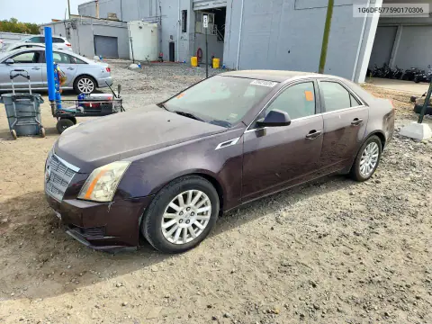 2009 Cadillac Cts VIN 1G6DF577590170306 фото 1