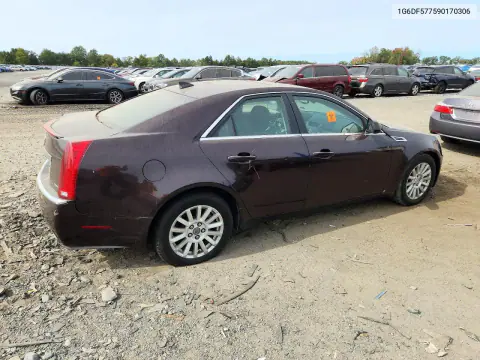 2009 Cadillac Cts VIN 1G6DF577590170306 фото 3