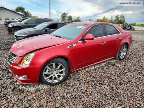 1G6DG5E55C0125307 — 2012 Cadillac CTS, Передняя часть, фото до ремонта