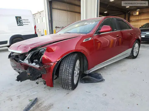 1G6DG5E55C0105042 — 2012 Cadillac CTS, Передняя часть, фото до ремонта