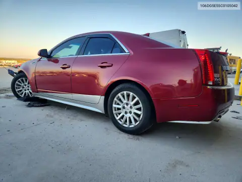 2012 Cadillac Cts Luxury Collection VIN 1G6DG5E55C0105042 фото 2