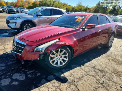 1G6AX5S33E0155687 — 2014 Cadillac CTS, Передняя часть, фото до ремонта