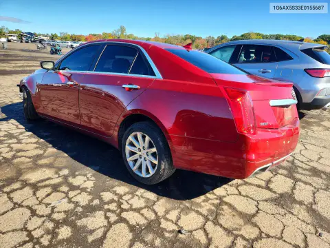 2014 Cadillac Cts Luxury Collection VIN 1G6AX5S33E0155687 фото 2