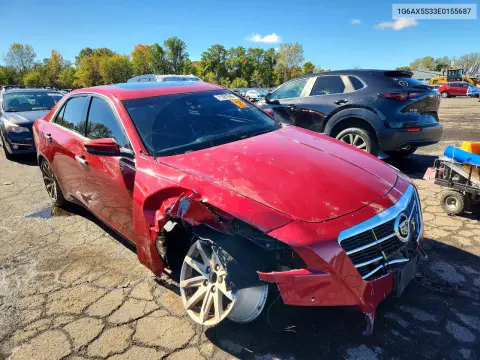 2014 Cadillac Cts Luxury Collection VIN 1G6AX5S33E0155687 фото 4