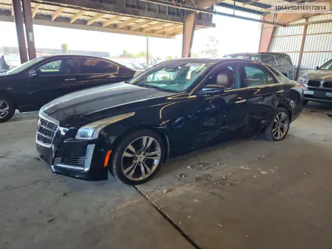 1G6AV5S81E0172814 — 2014 Cadillac CTS, Задняя часть, фото до ремонта