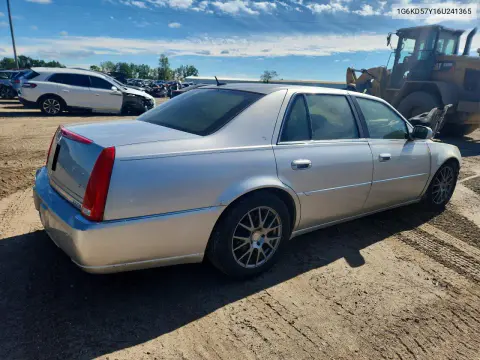 2006 Cadillac Dts VIN 1G6KD57Y16U241365 фото 3