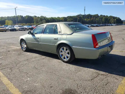 2006 Cadillac Dts VIN 1G6KD57Y26U135507 фото 2